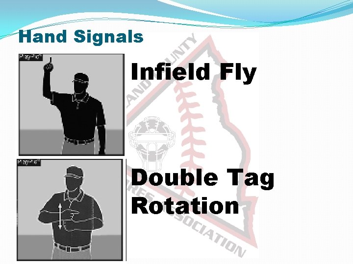 Hand Signals Infield Fly Double Tag Rotation 