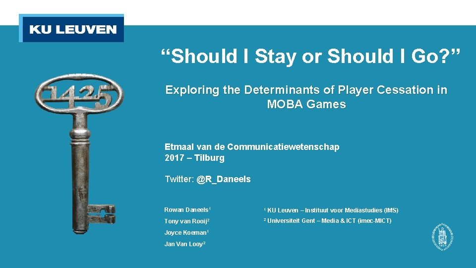 “Should I Stay or Should I Go? ” Exploring the Determinants of Player Cessation