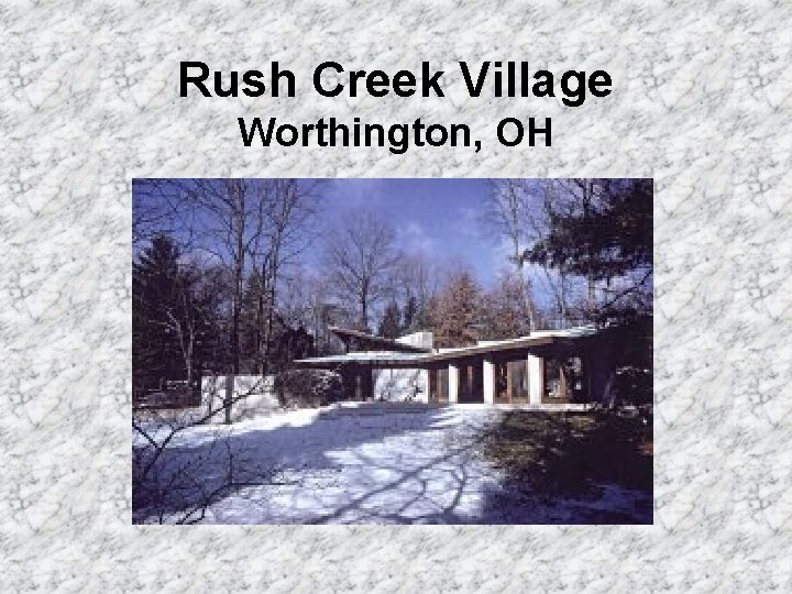 Rush Creek Village Worthington, OH 