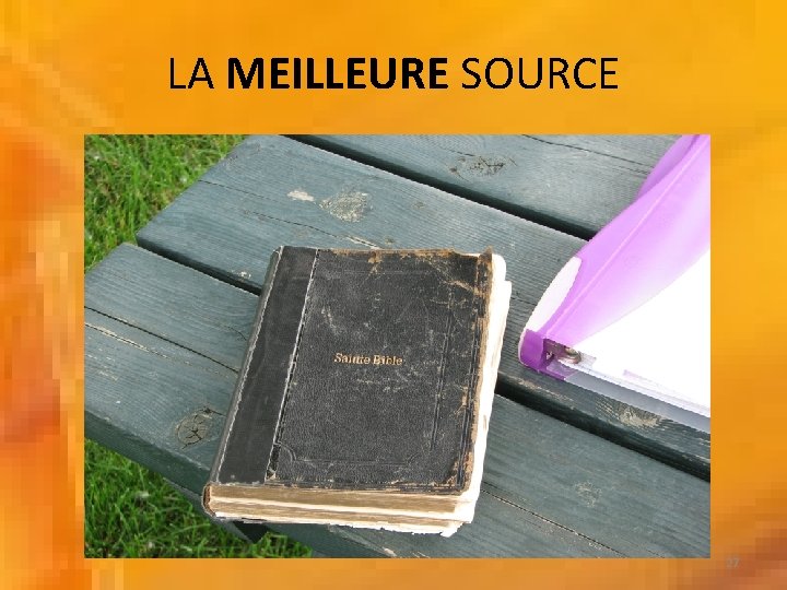 LA MEILLEURE SOURCE 27 
