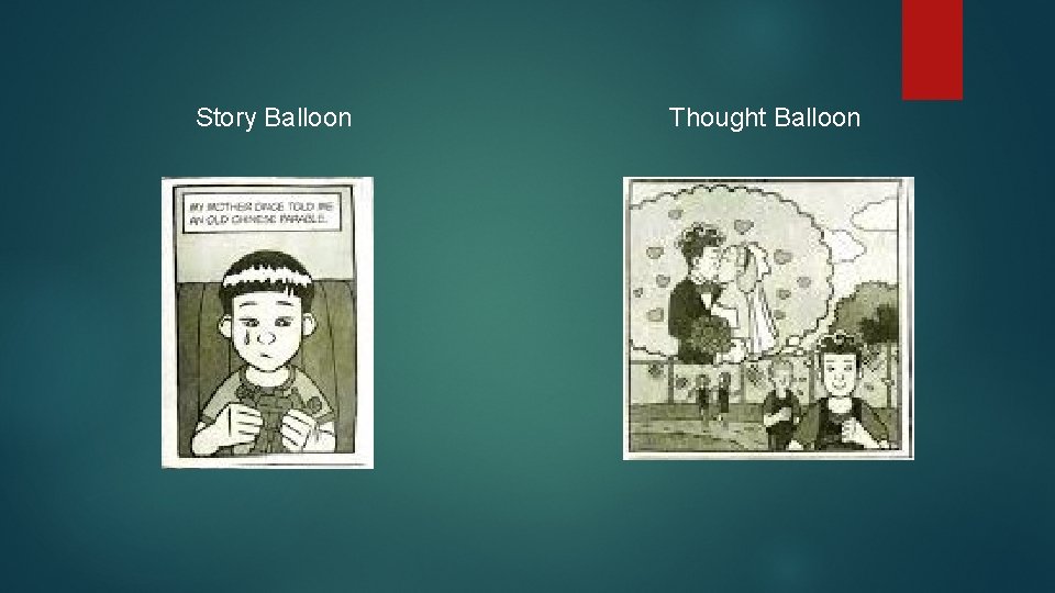 Story Balloon Thought Balloon 