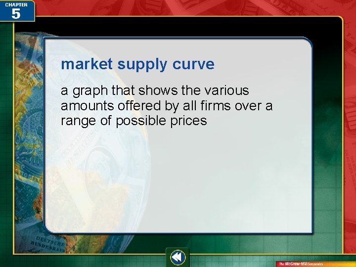 market supply curve a graph that shows the various amounts offered by all firms