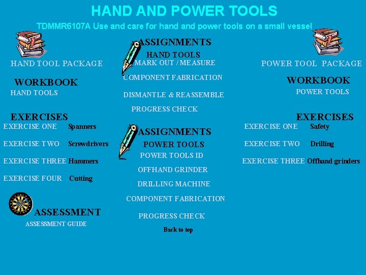 HAND POWER TOOLS TDMMR 6107 A Use and care for hand power tools on HAND POWER TOOLS TDMMR 6107 A Use and care for hand power tools on