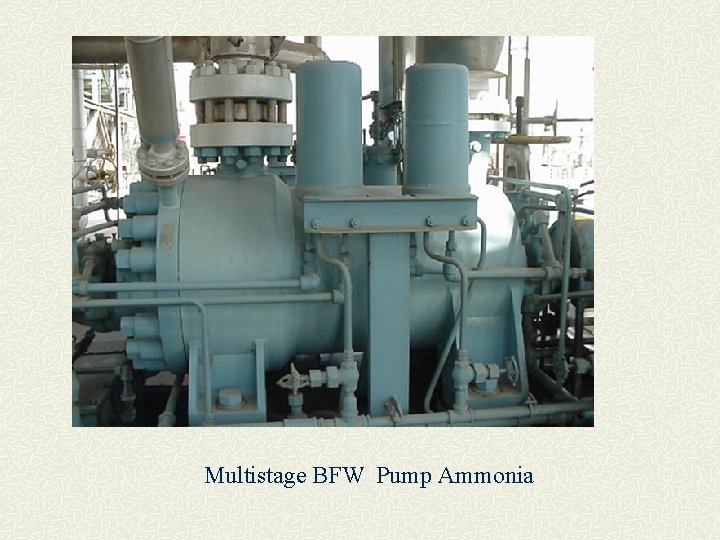 Multistage BFW Pump Ammonia 