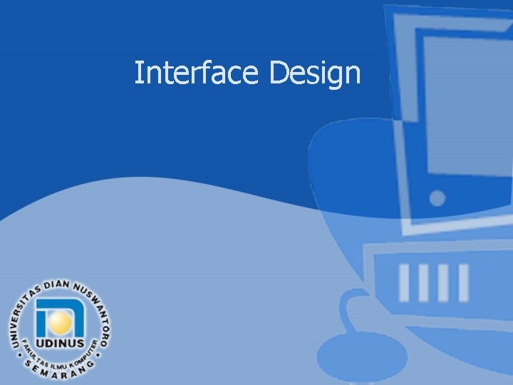 Interface Design 