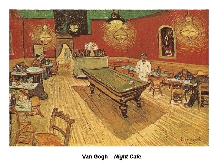 Van Gogh – Night Cafe Van Gogh – Night Cafe