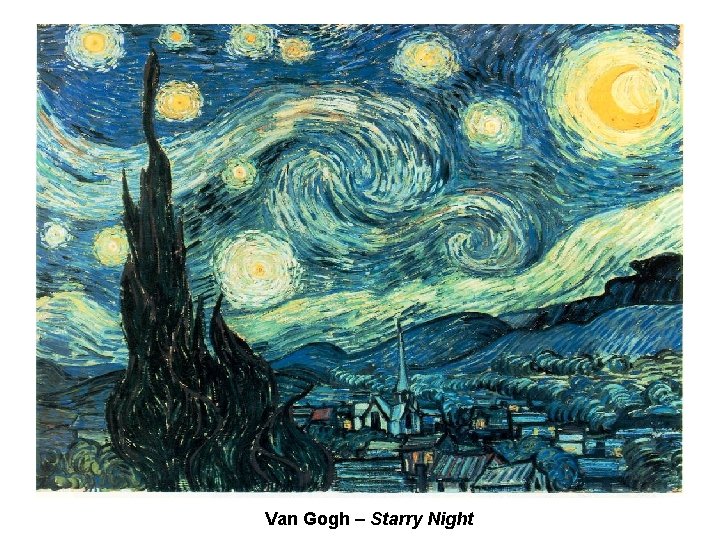 Van Gogh – Starry Night Van Gogh – Starry Night
