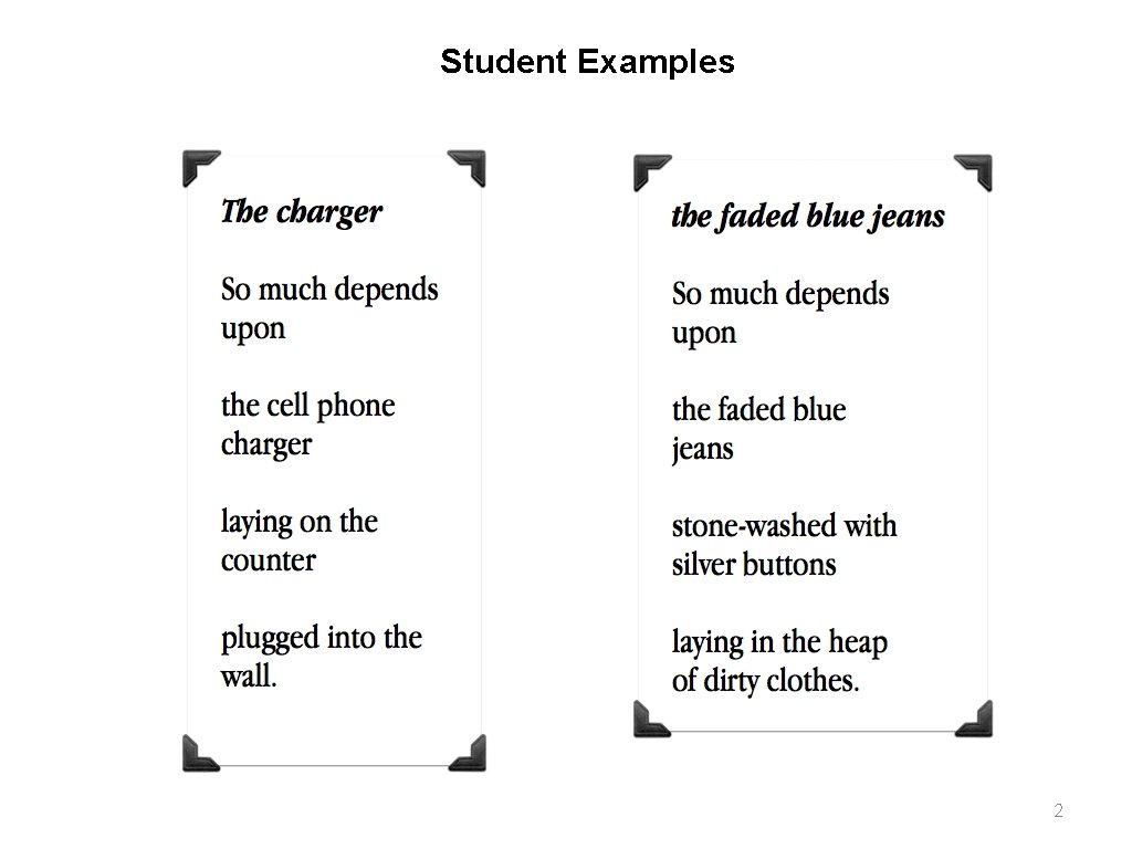 Student Examples 2 