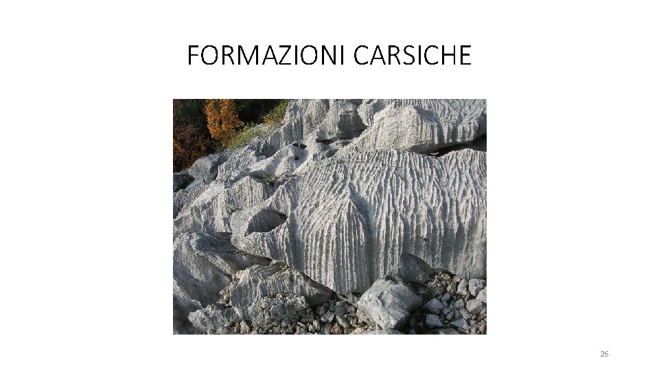 FORMAZIONI CARSICHE 26 