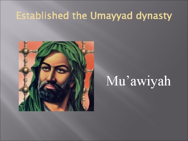 Mu Awiyah ISLAM REVIEW Global Studies crier who calls the