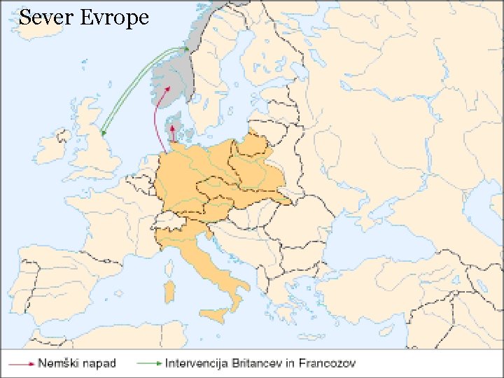 Sever Evrope Nemški napad na sever: poraz Danske in Norveške 