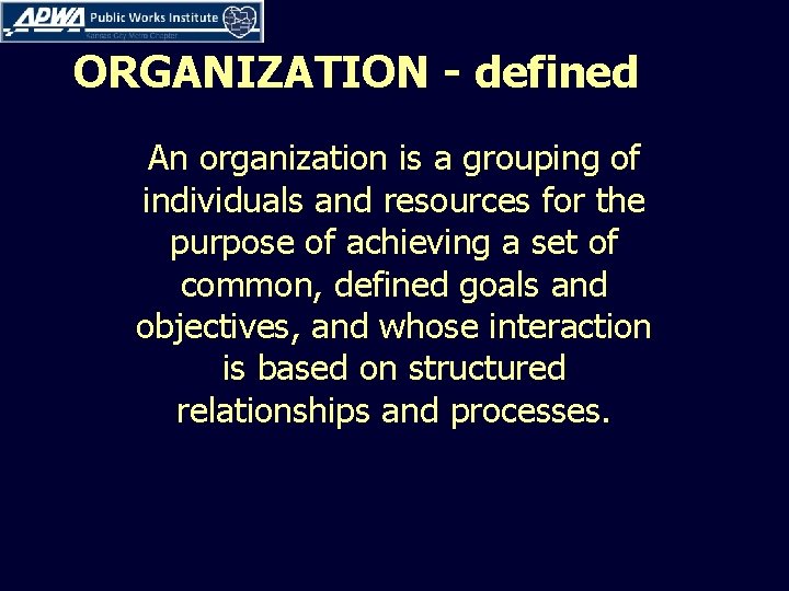 MODULE 3 ORGANIZATIONAL THEORY LEARNING OBJECTIVES n Understand
