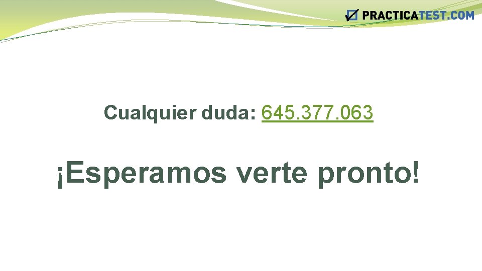Cualquier duda: 645. 377. 063 ¡Esperamos verte pronto! Cualquier duda: 645. 377. 063 ¡Esperamos verte pronto!