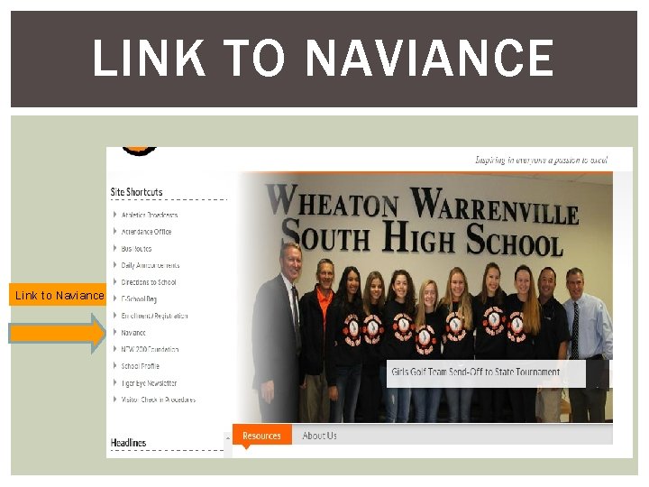 LINK TO NAVIANCE Link to Naviance 