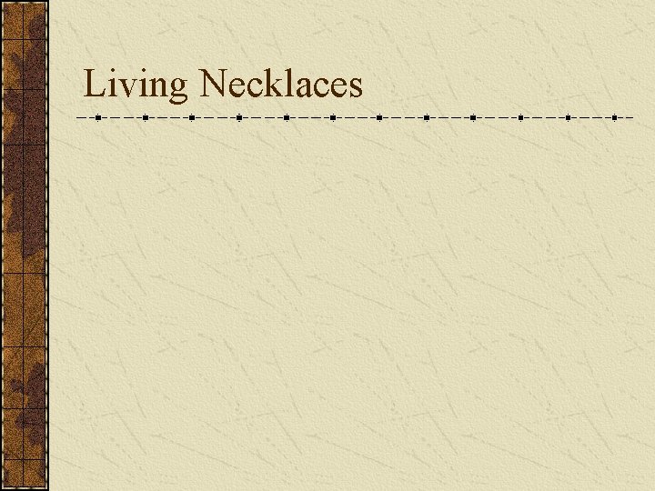 Living Necklaces Living Necklaces