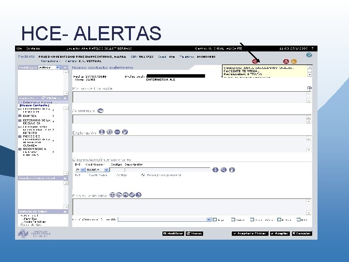 HCE- ALERTAS HCE- ALERTAS