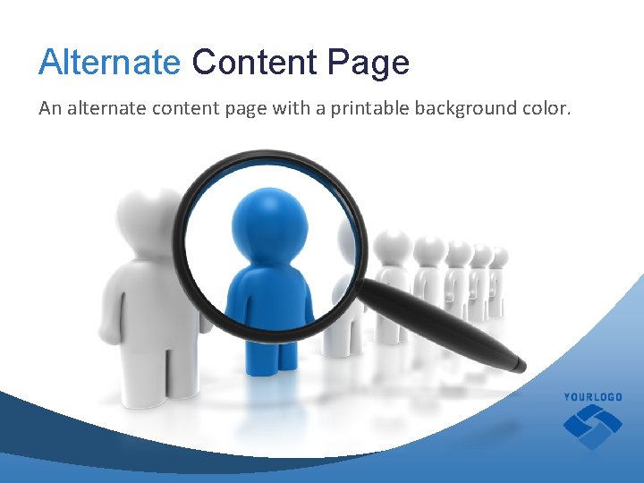 Alternate Content Page An alternate content page with a printable background color. Alternate Content Page An alternate content page with a printable background color.