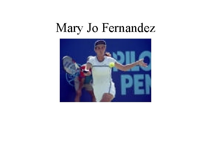 Mary Jo Fernandez 