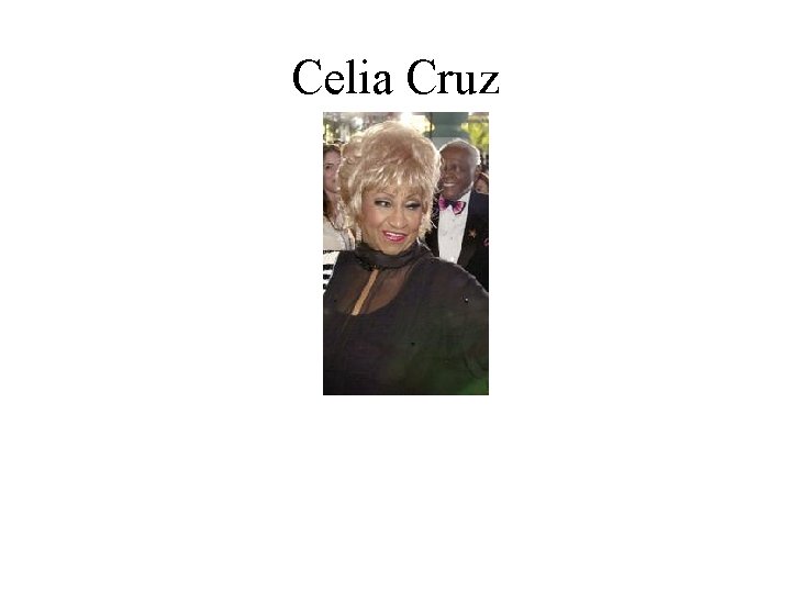 Celia Cruz 