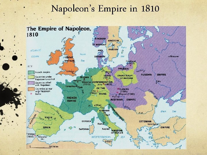 Napoleon’s Empire in 1810 