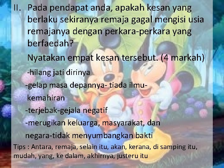Sajak Harga Remaja Ms 44 47 Rangkap Pertama