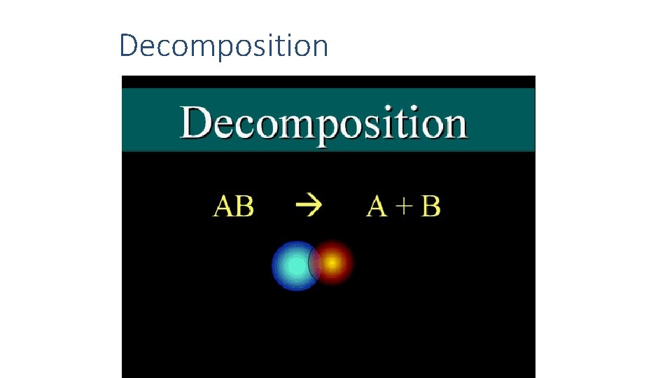 Decomposition 