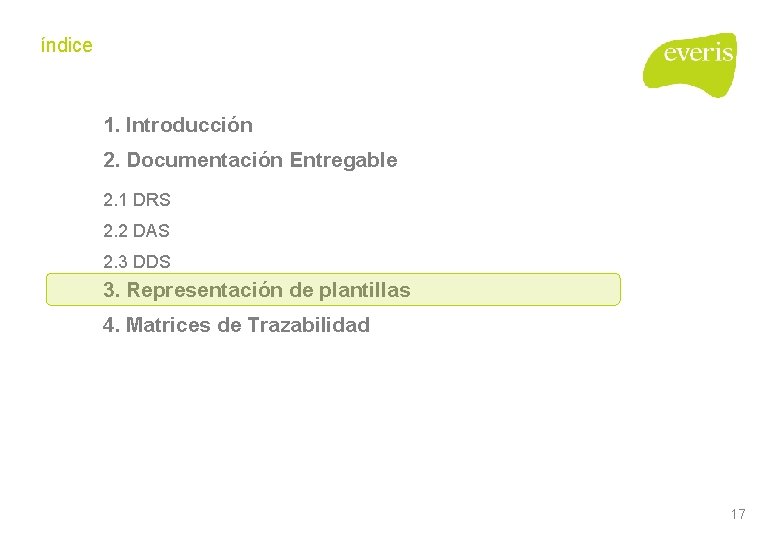 índice 1. Introducción 2. Documentación Entregable 2. 1 DRS 2. 2 DAS 2. 3 índice 1. Introducción 2. Documentación Entregable 2. 1 DRS 2. 2 DAS 2. 3