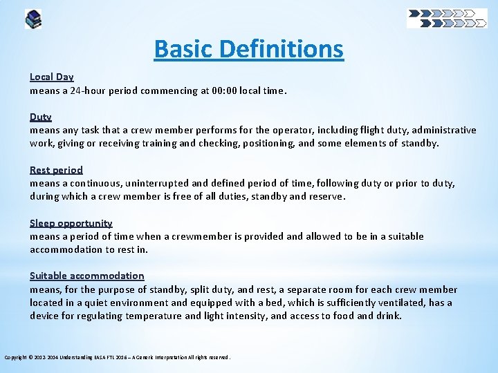 Basic Definitions Local Day means a 24 -hour period commencing at 00: 00 local