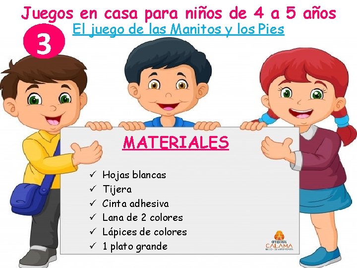 Juegos en casa para niños de 4 a 5 años 3 El juego de