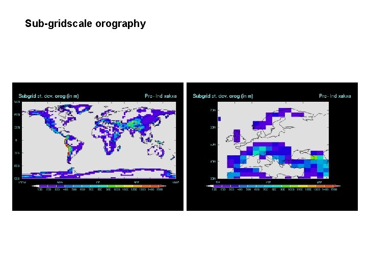Sub-gridscale orography 