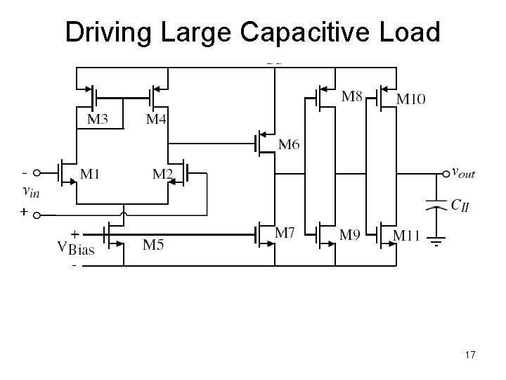 Driving Large Capacitive Load 17 