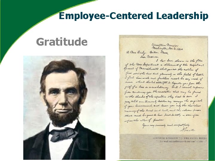 Employee-Centered Leadership Gratitude 