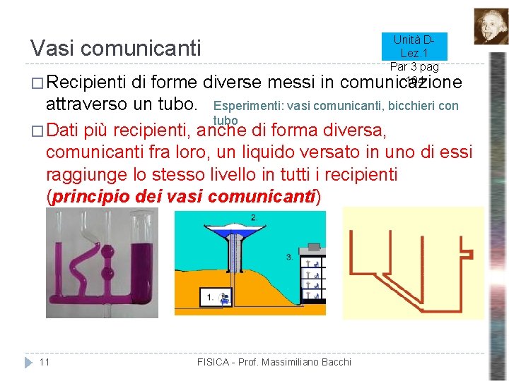 Vasi comunicanti � Recipienti Unità DLez. 1 Par 3 pag 104 di forme diverse Vasi comunicanti � Recipienti Unità DLez. 1 Par 3 pag 104 di forme diverse