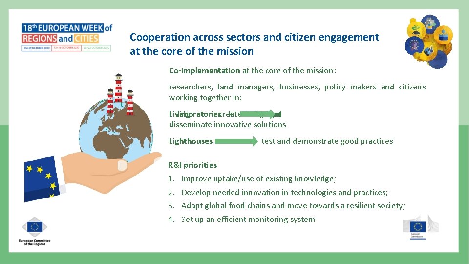 Cooperation across sectors and citizen engagement at the core of the mission Co-implementation at