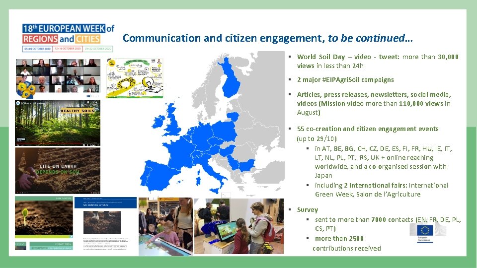 Communication and citizen engagement, to be continued… § World Soil Day – video - Communication and citizen engagement, to be continued… § World Soil Day – video -