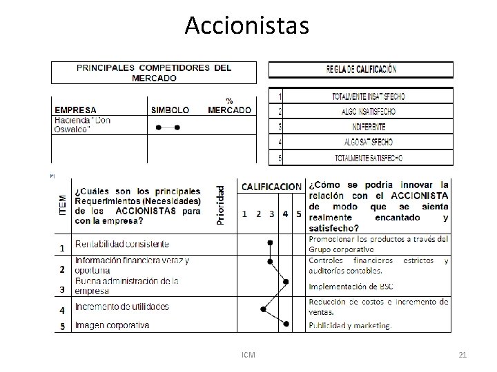 Accionistas ICM 21 