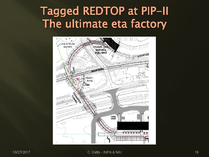 Tagged REDTOP at PIP-II The ultimate eta factory 10/27/2017 C. Gatto - INFN &