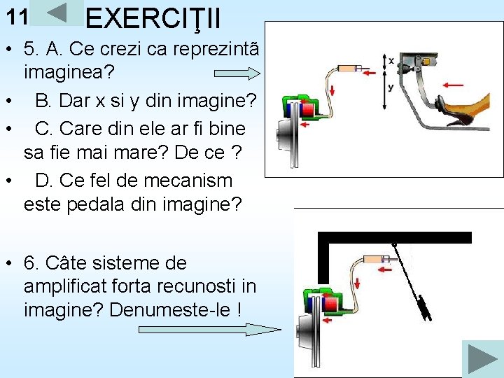 11 EXERCIŢII • 5. A. Ce crezi ca reprezintã imaginea? • B. Dar x