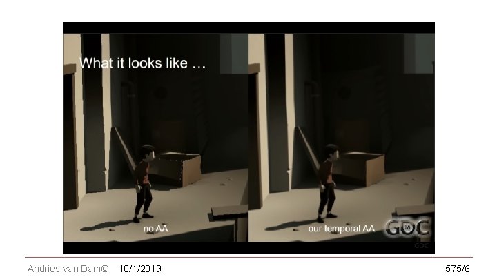 CS 123 | INTRODUCTION TO COMPUTER GRAPHICS Andries van Dam© 10/1/2019 575/6 
