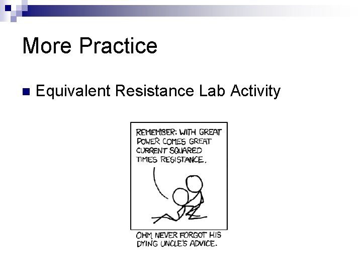 More Practice n Equivalent Resistance Lab Activity 