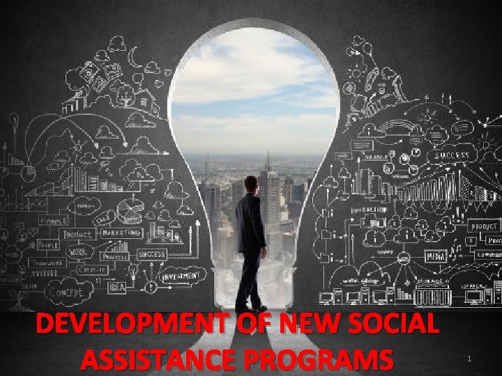 DEVELOPMENT OF NEW SOCIAL ASSISTANCE PROGRAMS 1 DEVELOPMENT OF NEW SOCIAL ASSISTANCE PROGRAMS 1