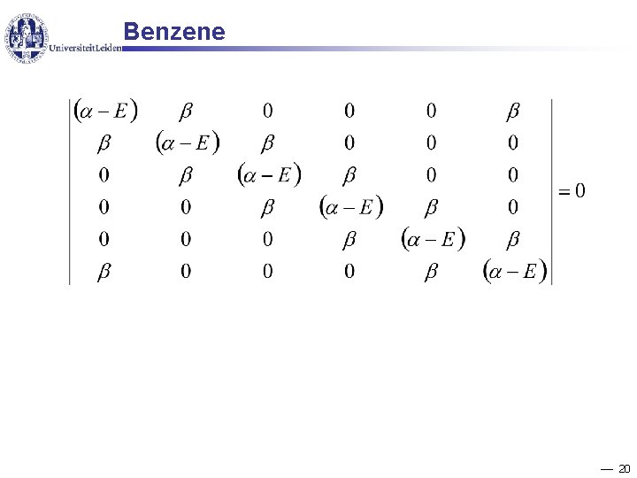 Benzene 20 