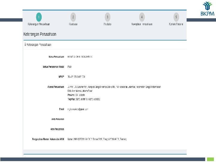 The Investment Coordinating Board of the Republic of Indonesia 