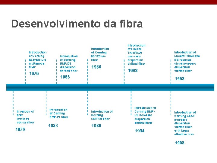 Desenvolvimento da fibra 