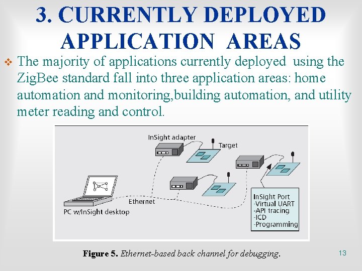 3. CURRENTLY DEPLOYED APPLICATION AREAS v The majority of applications currently deployed using the