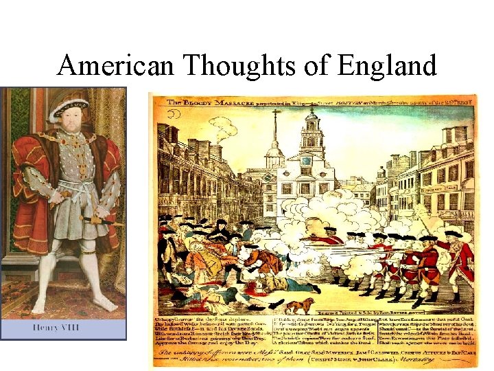 American Thoughts of England 