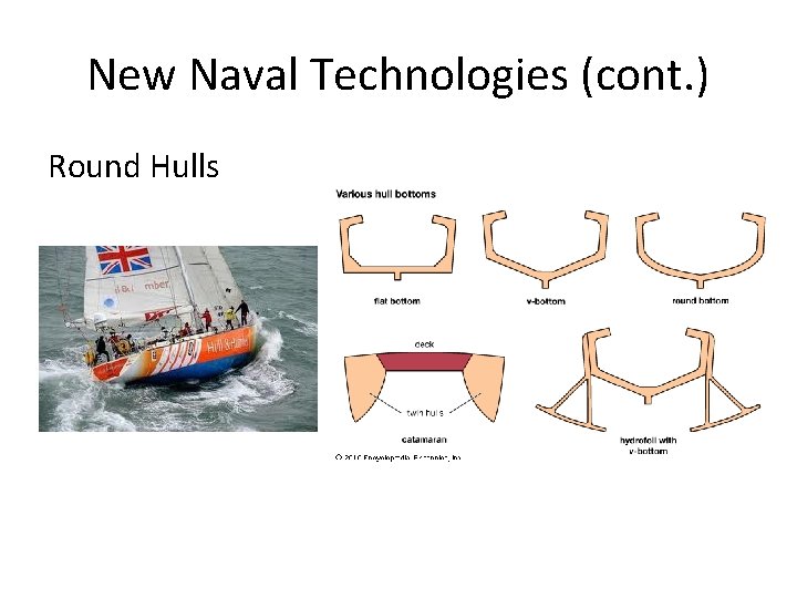 New Naval Technologies (cont. ) Round Hulls 