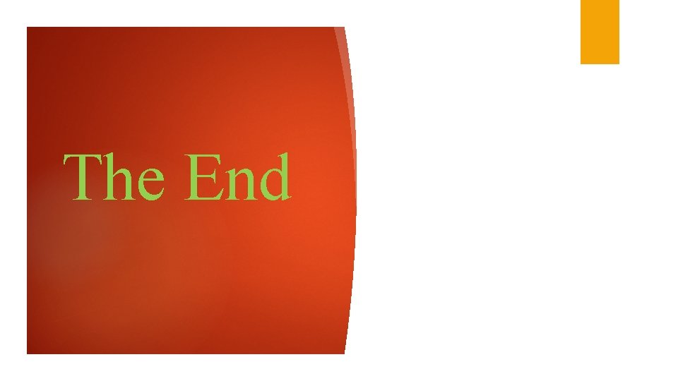 The End 