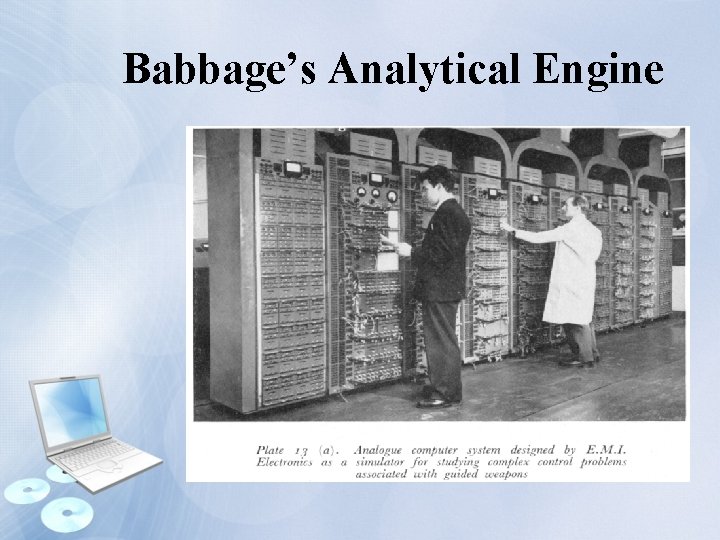 Babbage’s Analytical Engine 