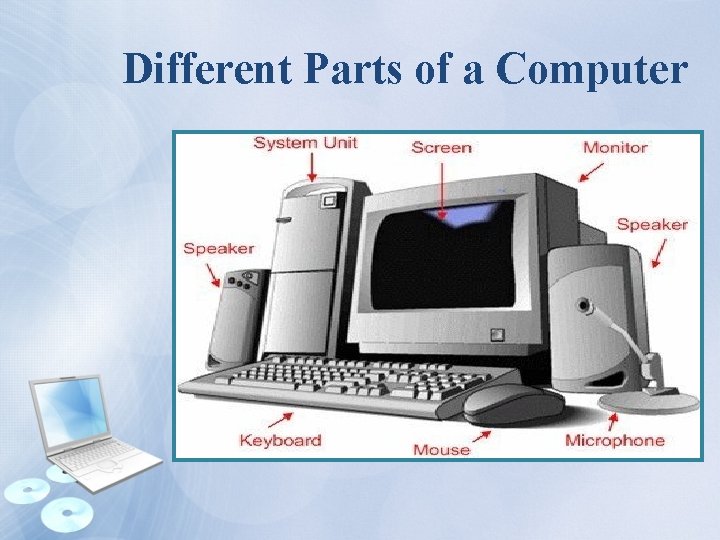 Different Parts of a Computer 